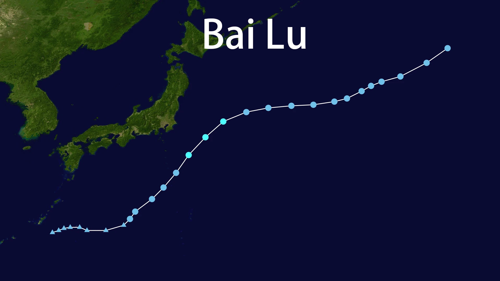 Track map of Bailu