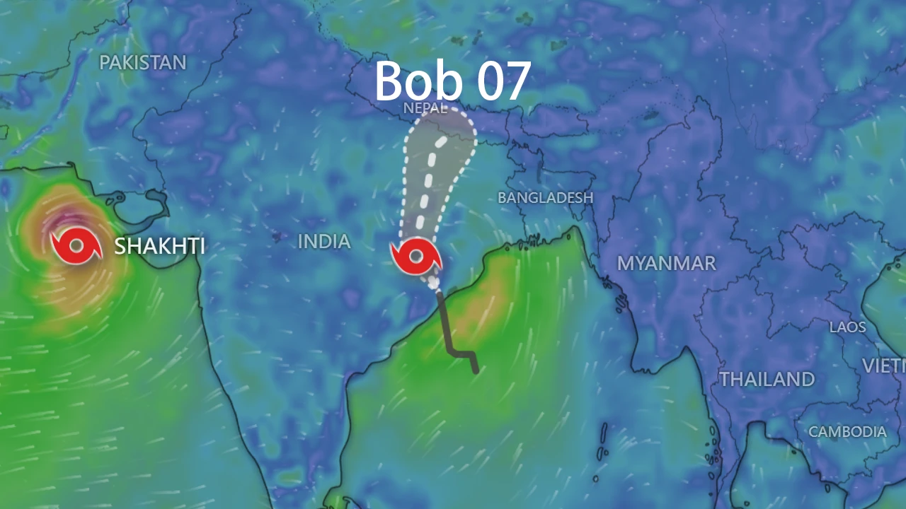 Track map of BOB 07