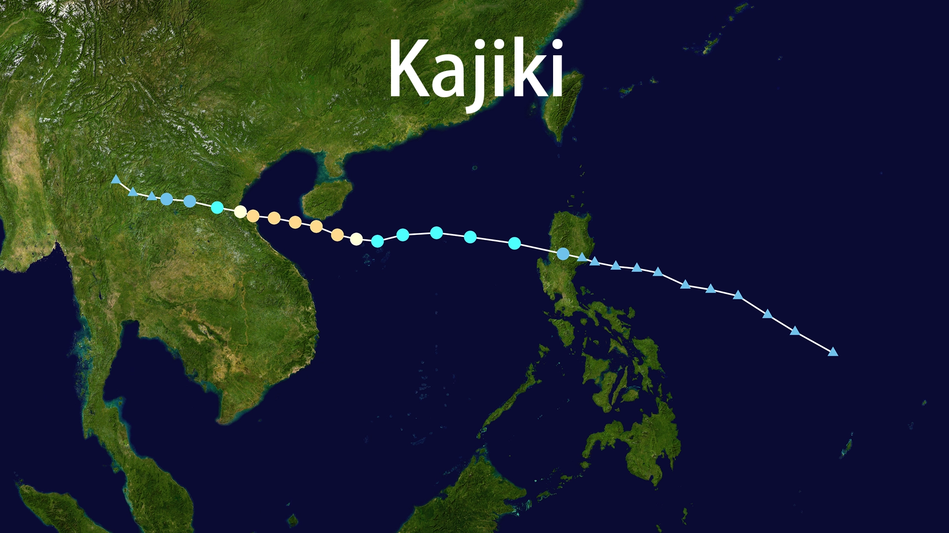 Track map of Kajiki