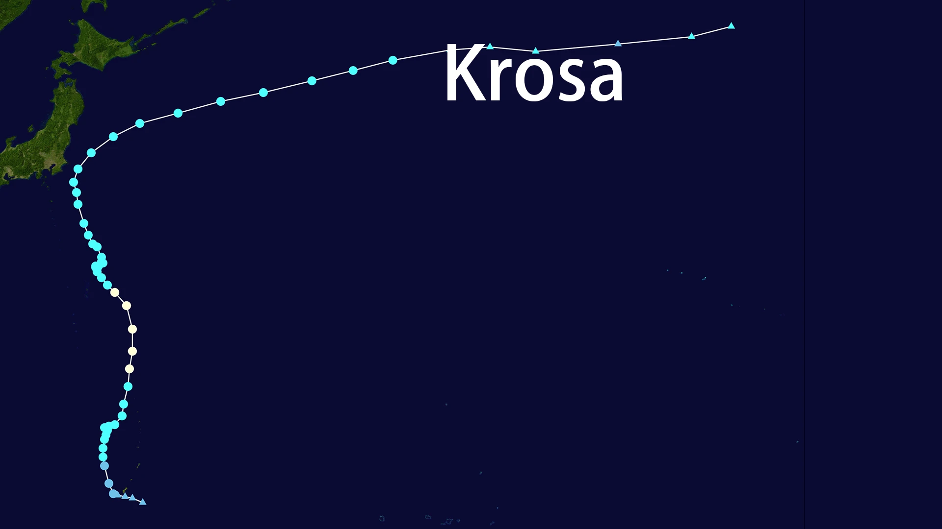 Track map of Krosa