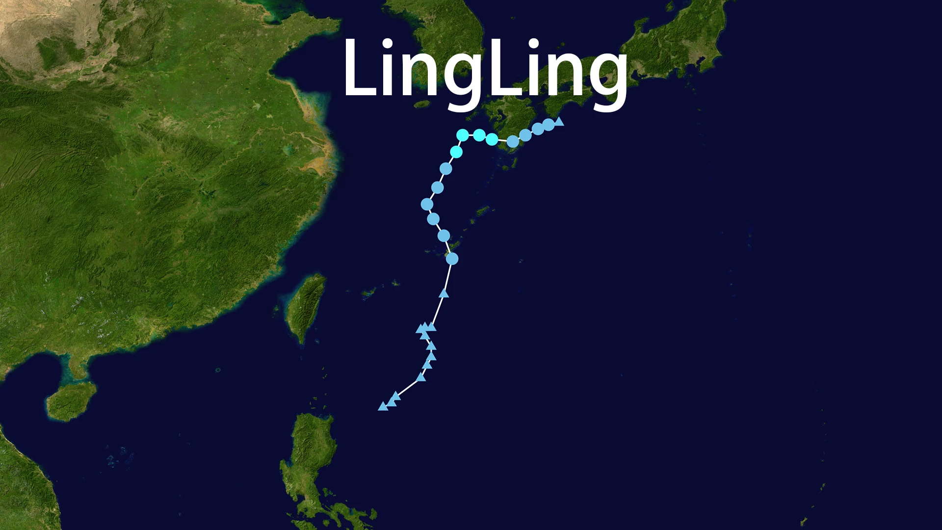 Track map of Lingling