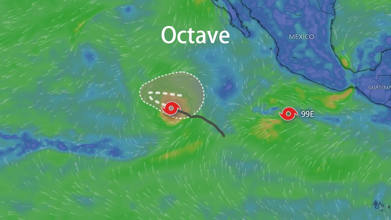 Track map of Octave
