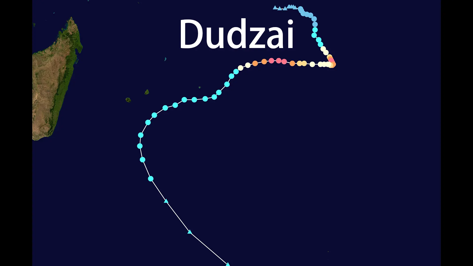Track map of Dudzai