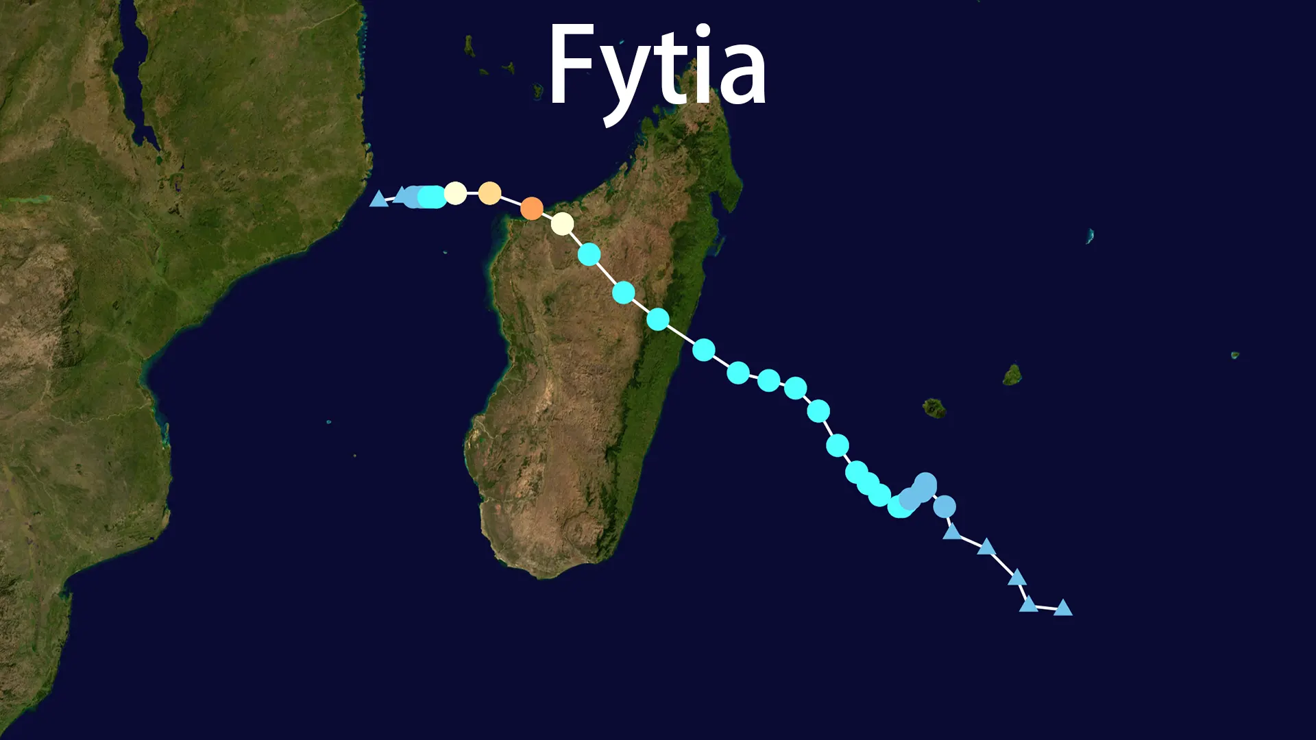 Track map of Fytia