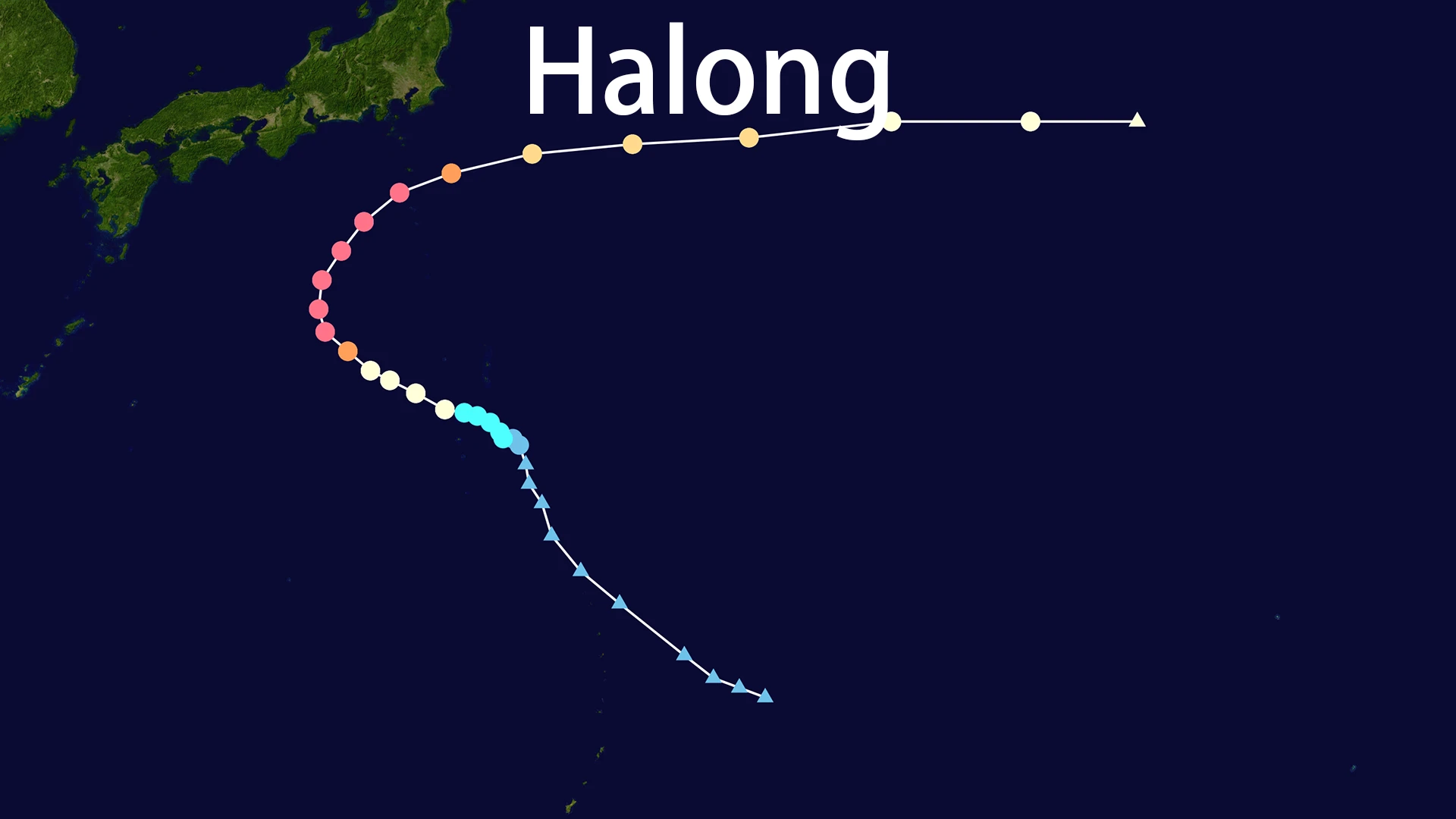 Track map of Halong