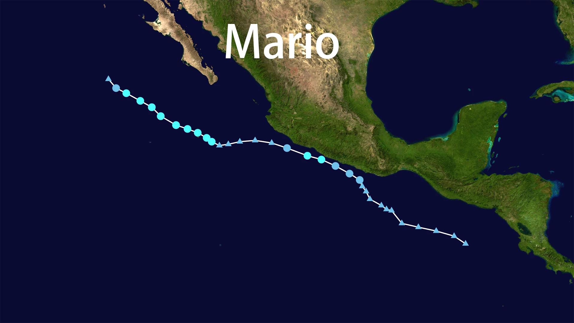 Track map of Mario