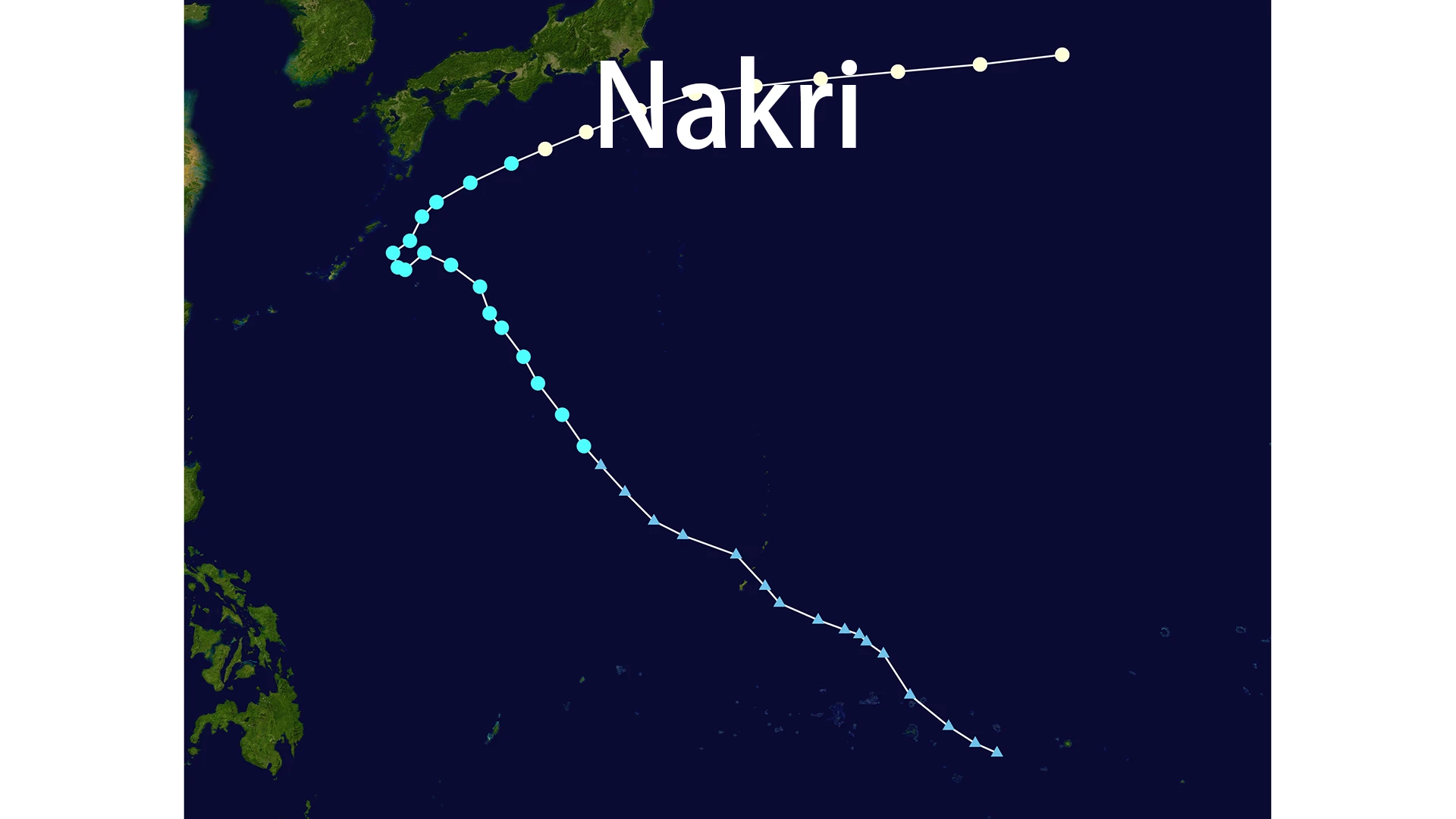 Track map of Nakri