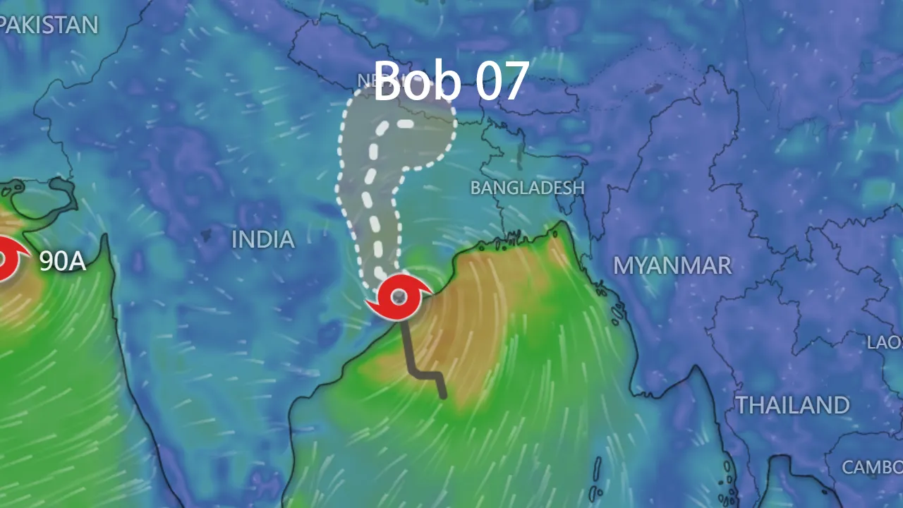 Track map of BOB 07